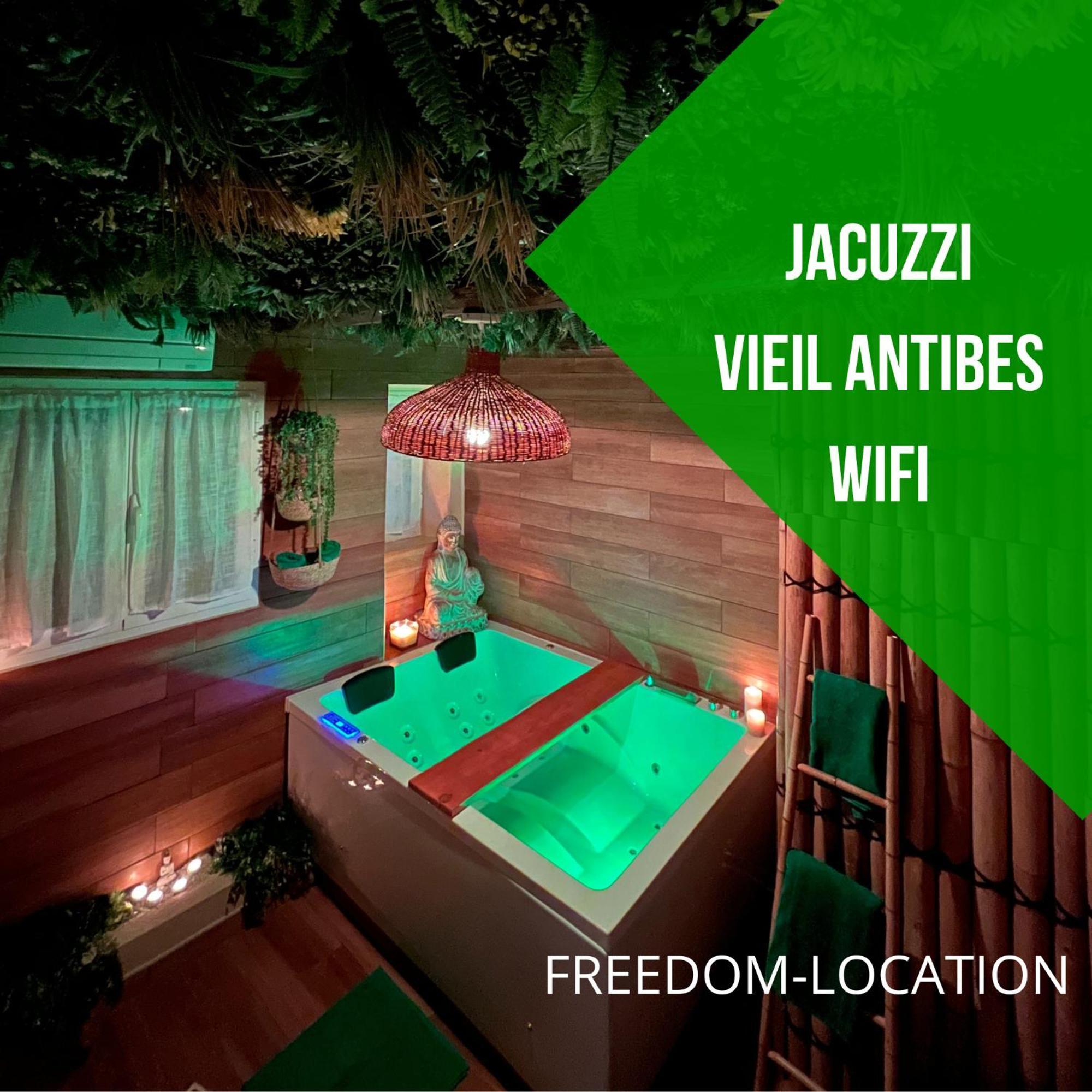 Le Balneo Jacuzzi Vieil Antibes Safranier Lägenhet Exteriör bild